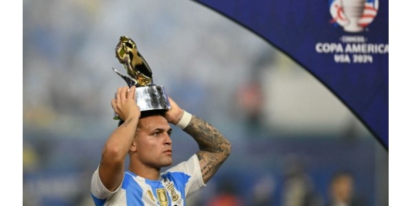 Lautaro Martínez conquistou a Bota de Ouro da Copa América